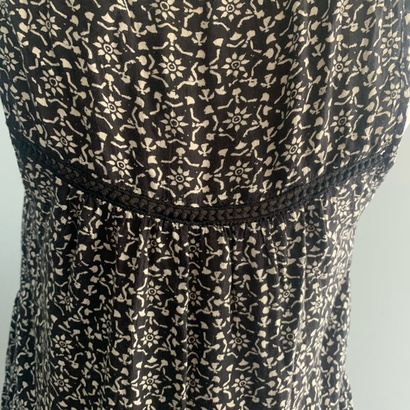 American Eagle Black Loose Boho Dress - Picture 6 of 7